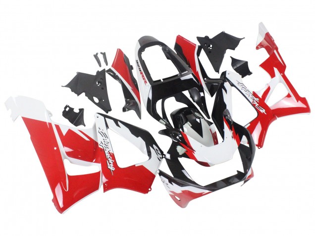 2000-2001 Honda CBR900RR 929 Motorcycle Fairings - White Red Glossy Black Racing Canada