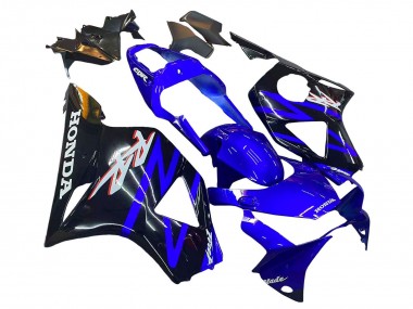 Cheap 2002-2003 Honda CBR900RR 954 Motorcycle Fairing Kits - Blue Glossy Black Canada