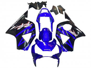 Cheap 2002-2003 Honda CBR900RR 954 Motorcycle Fairing Kits - Blue Glossy Black Canada