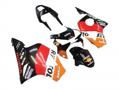 Cheap 2002-2003 Honda CBR900RR 954 Motorcycle Fairing Kits - Orange White Red Glossy Black Repsol Canada