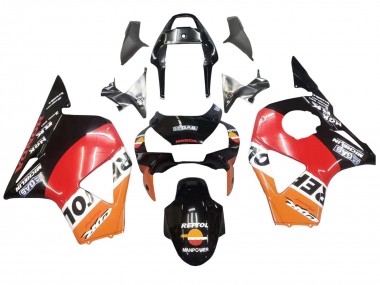 Cheap 2002-2003 Honda CBR900RR 954 Motorcycle Fairing Kits - Orange White Red Glossy Black Repsol Canada