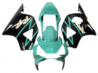 Cheap 2002-2003 Honda CBR900RR 954 Motorcycle Fairings - Light Green Glossy Black Canada
