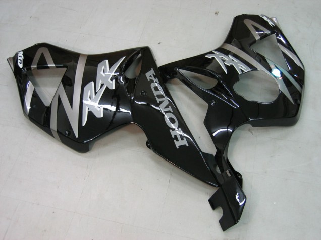 2002-2003 Honda CBR900RR 954 Motorcycle Fairings - Silver Glossy Black Canada