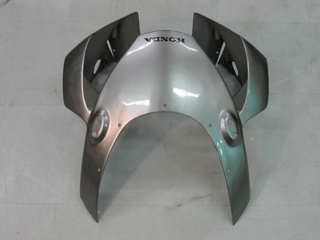 2002-2003 Honda CBR900RR 954 Motorcycle Fairings - Silver Glossy Black Canada