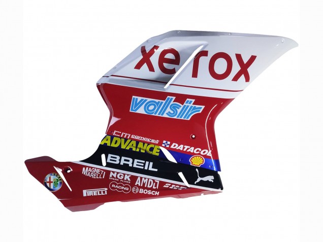 2007-2014 Ducati 848/1098/1198 Motorcycle Fairings - White Red Glossy Black Valsir Xerox Canada