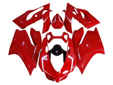 Cheap 2011-2014 Ducati 1199 Motorcycle Fairing Kits - Red Canada