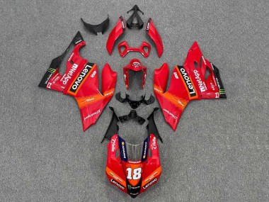 Cheap 2011-2014 Ducati Panigale 899/1199 Motorcycle Fairings - Red Orange Black Monster Lenovo 18 Canada