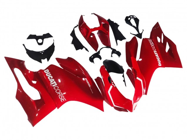 2011-2014 Ducati 1199 Motorcycle Fairing - Red Canada