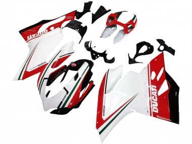 Cheap 2011-2014 Ducati 1199 Motorcycle Fairings - White Red Green Glossy Black Canada