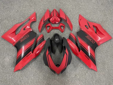 Cheap 2003-2004 Ducati 999 Motorcycle Fairings - Red Glossy Black Corse Canada