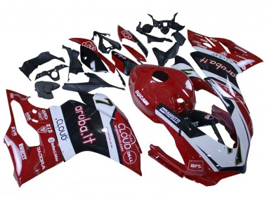 Cheap 2015-2020 Ducati 959/1299 Motorcycle Fairings - White Red Black Aruba 7 Canada