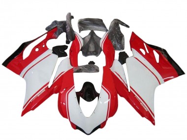 Cheap 2015-2020 Ducati 959 Motorcycle Fairing Kits - White Red Glossy Black Canada