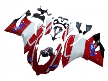 Cheap 2015-2020 Ducati 959/1299 Motorcycle Fairings - White Red Glossy Black Tim Canada