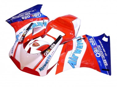 Cheap 1993-2005 Ducati 748/916/996/998 Motorcycle Fairings - White Red Blue Air Waves Canada