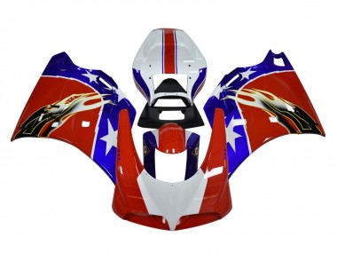 Cheap 1993-2005 Ducati 748/916/996/998 Motorcycle Fairings - White Red Blue Black Flame Canada