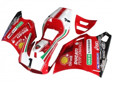 Cheap 1993-2005 Ducati 748/916/996/998 Motorcycle Fairings - White Red Yellow Green Glossy Black Performance Canada