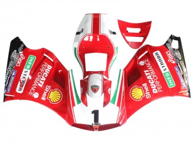 Cheap 1993-2005 Ducati 748/916/996/998 Motorcycle Fairings - White Red Yellow Green Glossy Black Performance Canada