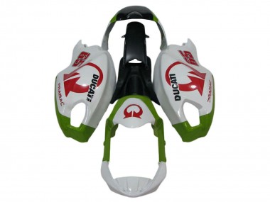 Cheap 2008-2012 Ducati Monster 696 796 1100 1100S Motorcycle Fairings - White Green Red Pramac Canada