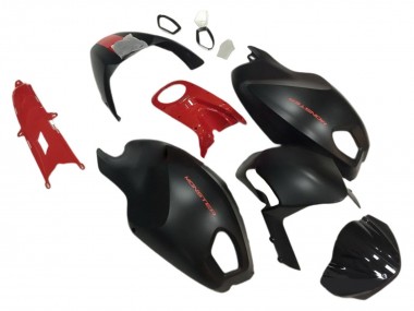 Cheap 2008-2012 Ducati Monster 696 796 1100 1100S Motorcycle Fairings - Red Matte Black Monster Canada