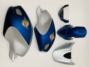 Cheap 2008-2012 Ducati Monster 696 796 1100 1100S Motorcycle Fairings - Dark Blue Silver Canada