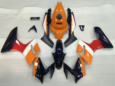 Cheap 2002-2006 Honda CBR125R Motorcycle Fairings - Orange White Red Glossy Black Canada