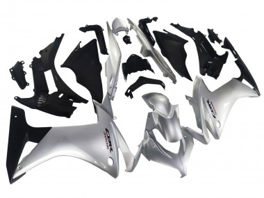 Cheap 2013-2015 Honda CBR500R Motorcycle Fairing - Silver Glossy Black Canada