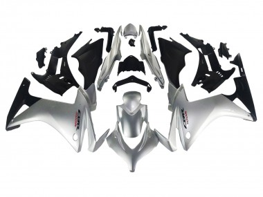 Cheap 2013-2015 Honda CBR500R Motorcycle Fairing - Silver Glossy Black Canada