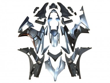 Cheap 2013-2015 Honda CBR500R Motorcycle Fairing Kits - Silver Glossy Black Canada