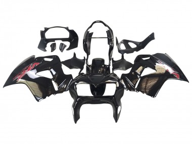 Cheap 1998-2001 Honda VFR 800 Motorcycle Fairings - Glossy Black Red Decal Canada