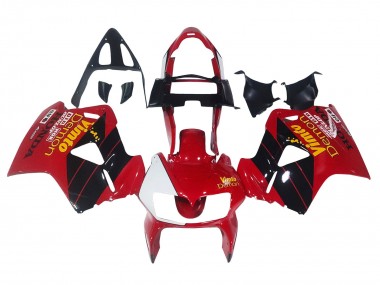 Cheap 1998-2001 Honda VFR 800 Motorcycle Fairings - Red White Glossy Black Vimto Canada