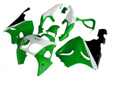 Cheap 1996-2003 Kawasaki ZX7R Motorcycle Fairings - White Green Black Canada