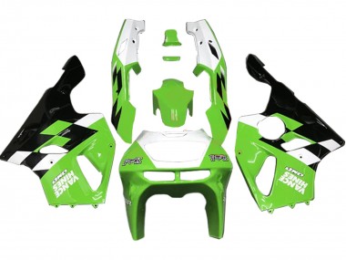 Cheap 1996-2003 Kawasaki ZX7R Motorcycle Fairings - White Green Glossy Black Canada