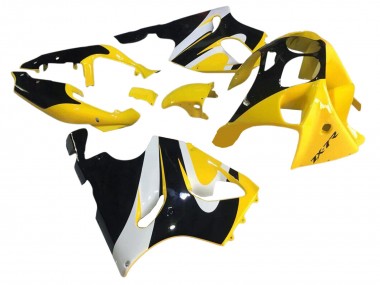 Cheap 1996-2003 Kawasaki ZX7R Motorcycle Fairings - Yellow White Glossy Black Canada