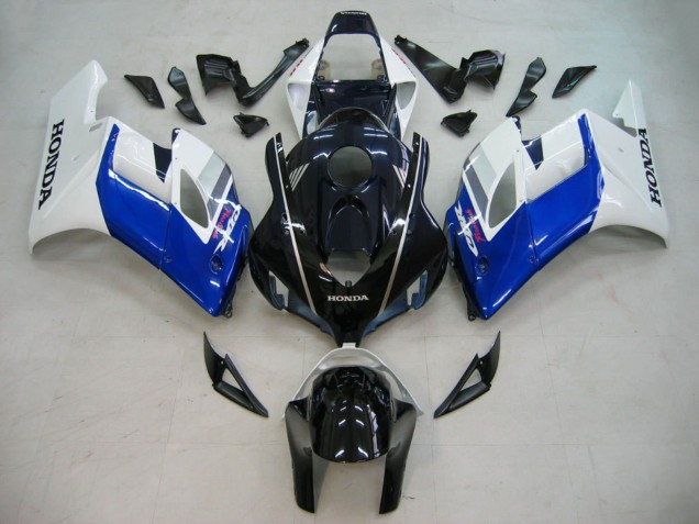 2004-2005 Honda CBR1000RR Motorcycle Fairings - White Blue Glossy Black Fireblade Canada
