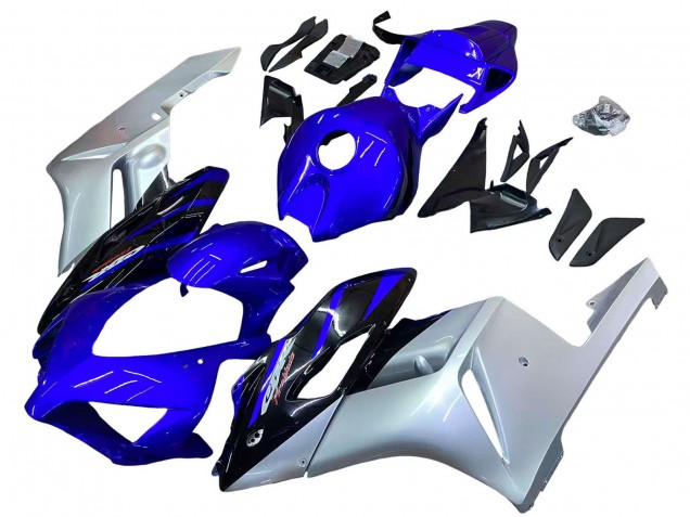 2004-2005 Honda CBR1000RR Motorcycle Fairings - Silver Blue Glossy Black Canada
