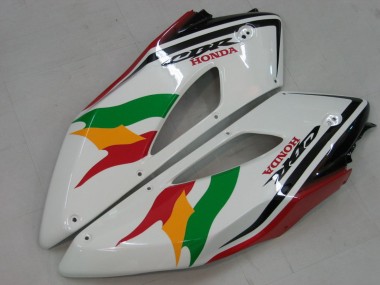 Cheap 2004-2005 Honda CBR1000RR Motorcycle Fairings - White Blue Red Glossy Black Star EuroBet Lee Canada