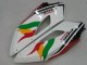 2004-2005 Honda CBR1000RR Motorcycle Fairings - White Blue Red Glossy Black Star EuroBet Lee Canada