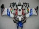 2004-2005 Honda CBR1000RR Motorcycle Fairings - White Blue Red Glossy Black Star EuroBet Lee Canada
