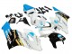 2004-2005 Honda CBR1000RR Motorcycle Fairings - White Light Blue Yellow Black Konica Minolta Canada