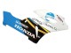 2004-2005 Honda CBR1000RR Motorcycle Fairings - White Light Blue Yellow Black Konica Minolta Canada