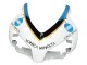 2004-2005 Honda CBR1000RR Motorcycle Fairings - White Light Blue Yellow Black Konica Minolta Canada