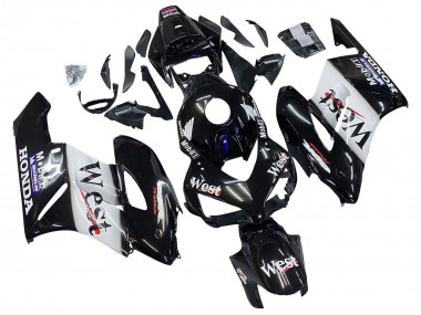 Cheap 2004-2005 Honda CBR1000RR Motorcycle Fairings - Glossy Black White West Canada