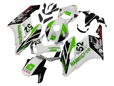 Cheap 2004-2005 Honda CBR1000RR Motorcycle Fairings - White Green Glossy Black Hannspree 52 Canada