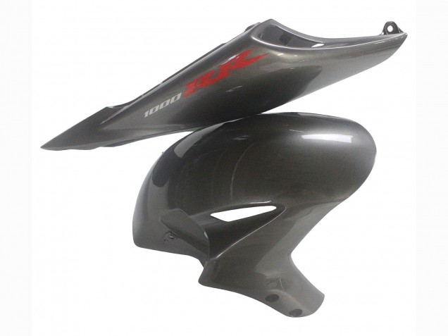 2004-2005 Honda CBR1000RR Motorcycle Fairings - Glossy Grey Glossy Black Canada