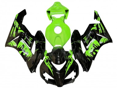 Cheap 2004-2005 Honda CBR1000RR Motorcycle Fairings - Green Glossy Black Canada