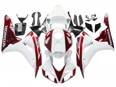 Cheap 2006-2007 Honda CBR1000RR Motorcycle Fairings - White Red Canada