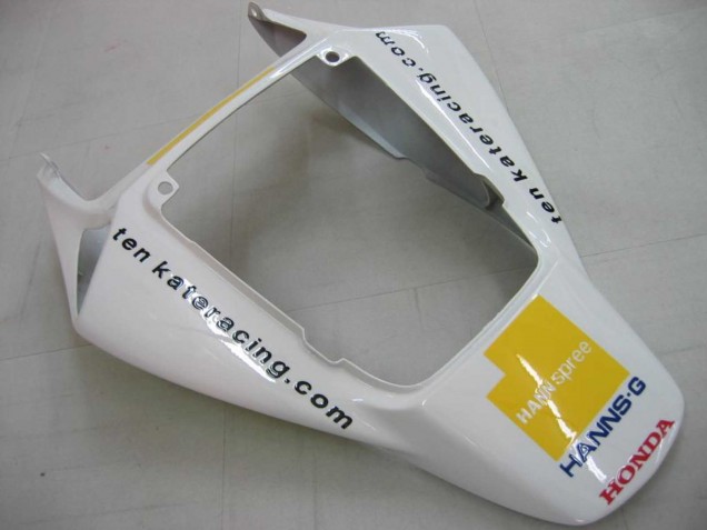 2006-2007 Honda CBR1000RR Motorcycle Fairings - White Green Glossy Black Hannspree 52 Canada