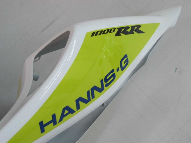 2006-2007 Honda CBR1000RR Motorcycle Fairings - White Green Glossy Black Hannspree 52 Canada