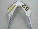 2006-2007 Honda CBR1000RR Motorcycle Fairings - White Green Glossy Black Hannspree 52 Canada