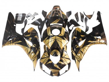 Cheap 2006-2007 Honda CBR1000RR Motorcycle Fairings - Gold Glossy Black Canada
